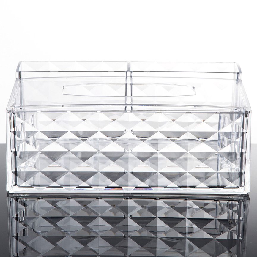 Fashion Clear Makeup Organizer Acrylic Storage Box Cosmetic