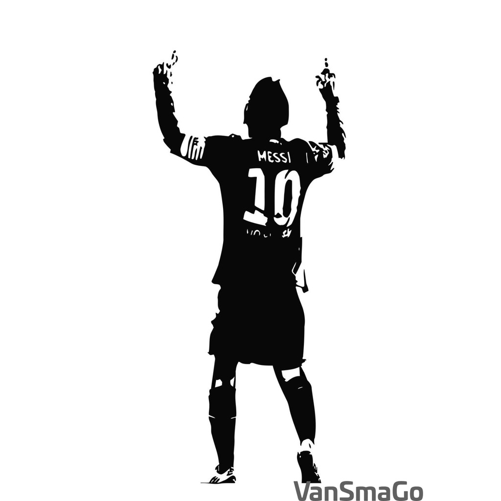 Home Garden Decor Decals Stickers Vinyl Art Lionel Messi Football Player Argentina Children S Bedroom Decal Wall Art Sticker Institut Pyrene Fr