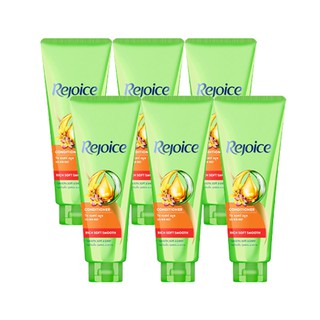 🔥แนะนำ!! รีจอยส์ ริช ซอฟท์ สมูท ครีมนวดผม ขนาด 60 มล. แพ็ค 6 ขวด Rejoice Conditioner Rich Soft Smooth 60 ml x 6