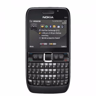 โทรศัพท์มือถือโนเกียปุ่มกด NOKIA E63  (สีดำ) 3G/4G  รุ่นใหม่2020