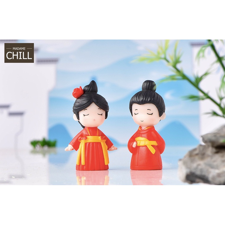 [MC259] ตุ๊กตุ่นจิ๋ว คู่รัก จอมยุทธ ⚔️ (1 คู่ ราคา 40 บาท) - รูปที่ 2