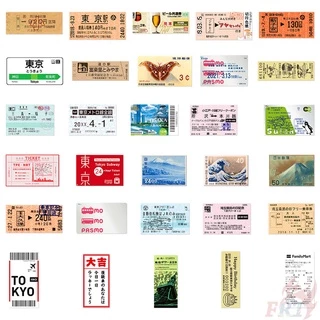 ❉ Japanese Customs & Culture Art Series 04 Tokyo Travel Stamps Stickers ❉ 60Pcs/Set Fashion DIY Waterproof Decals Doodle Stickers