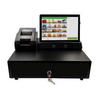 SCHLONGEN Loyverse POS Tablet PC Combo Set แท็บเล็ต เครื่องขายหน้าร้าน SLG-E10C + ลิ้นชัก + เครื่องพิมพ์ใบเสร็จ ชลองเกน