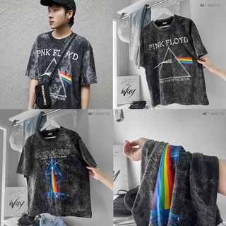 เสื้อวินเทจ Oversize สกีนลายสายรุ้ง🌈 สุดเท่ห์ ✅ ใส่ได้ทั้งผู้ชายและผู้หญิงจ้า ของแท้100%