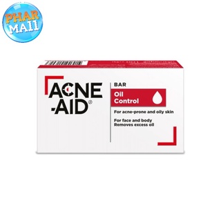 ACNE-AID บาร์ ทำความสะอาดผิวหน้าและผิวกาย สำหรับผิวมัน และผิวที่มีแนวโน้มเป็นสิวง่าย 100 G