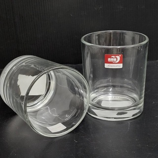 Deli Glassware แก้วน้ำใส แก้วมัค เนื้อหนา สลักลายสวยงาม สำหรับใส่เครื่องดื่มร้อนเย็น ช่วยลดอุณหภูมิขณะถือ 300 ml 73085