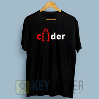 เสื้อยืด พิมพ์ลายโปรแกรมเมอร์ Coder 99