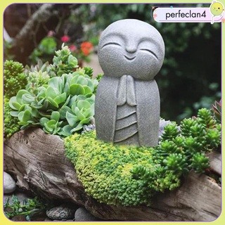 [Love Home] รูปปั้นพระพุทธรูป Jizo น่ารัก พร้อมรอยยิ้ม สําหรับตกแต่งบ้าน และสวน