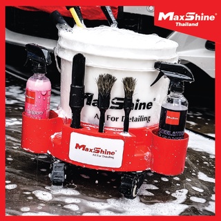 ที่วางถังล้างรถ ถังล้างรถ Maxshine Plastic Rolling Bucket Dolly