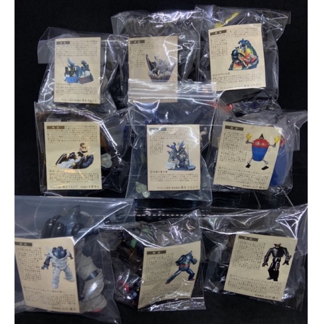 🔥Glico Time Slip Glico Tetsujin 28-go Action Figure All 9 types Kaiyodo Rare item