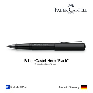 Faber-Castell Hexo "Black" Rollerball Pen - ปากกาโรลเลอร์บอลล์ฟาเบอร์คาสเทล เฮ็กโซ่ สีดำ