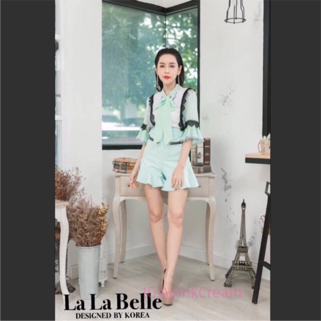 P075 C9 ชุดเซ็ท ของใหม่ Jariya   Size L อก 38 เสื้อยาว 9 เอว 27 สะโพก 38 กกยาว 16