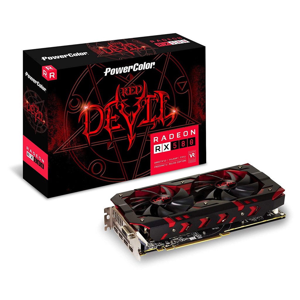 POWER COLOR RX580 8GB RED DEVIL (AXRX580-8GBD-3Dh)