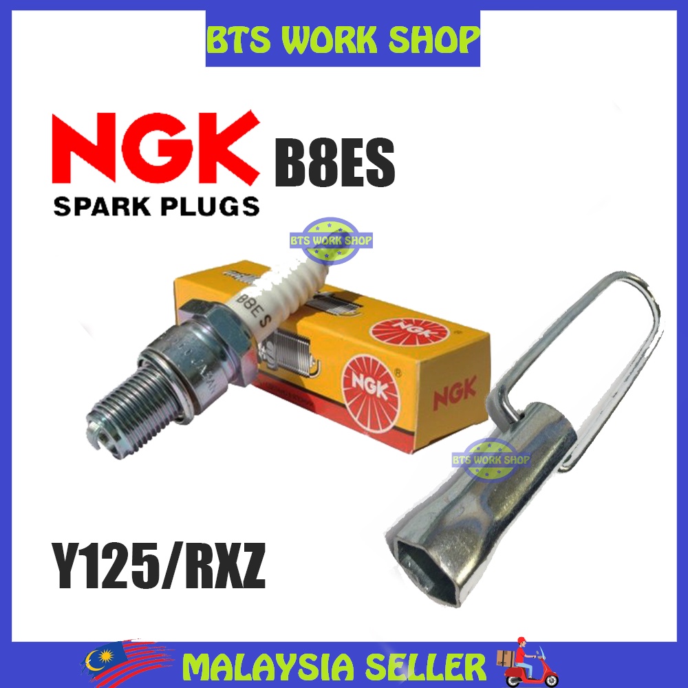 SPARK PLUG NGK B8ES B8ES Y125Z/Y125ZR/RXZ/BELANG/DINAMIK/RG/TXR/NSR NGK