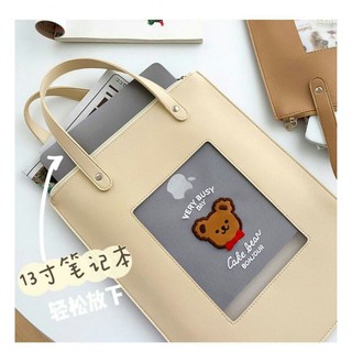 🔥ส่งฟรี!!🔥Bear and Tulip computer bag