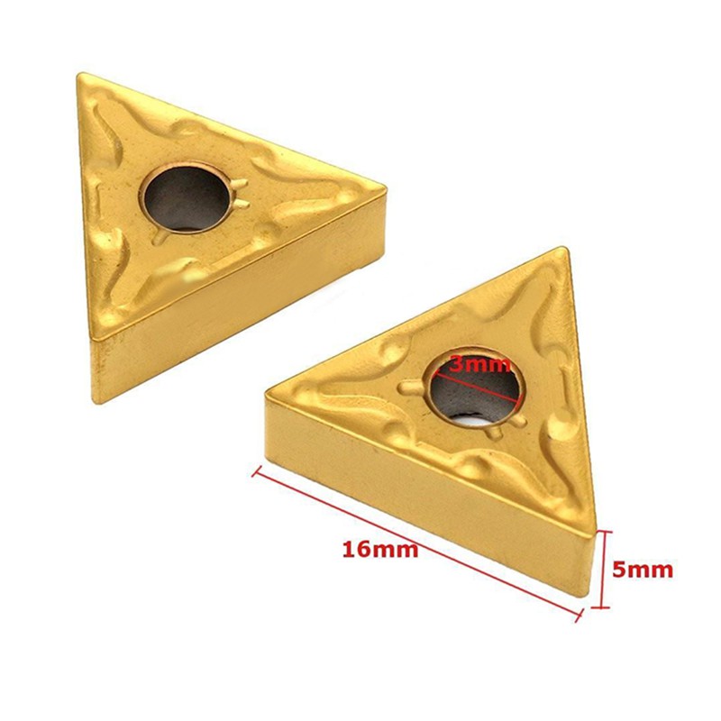 10 Pcs CNC Carbide Inserts Blades TNMG160404 for Lathe Turning Boring Tool US