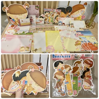 กระดาษแข็ง กระดาษการ์ตูน ซองจดหมาย สติ๊กเกอร์ การ์ดอวยพรวันเกิด กระดาษโน๊ตลายน่ารัก ไม้บรรทัดกระดาษ ที่คั่นหนังสือ