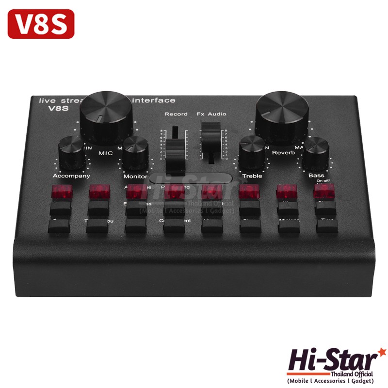 พร้อมส่งV8S การ์ดเสียง live การ์ดเสียงถ่ายทอดสด ชุดหูฟังการ์ดเสียง ...