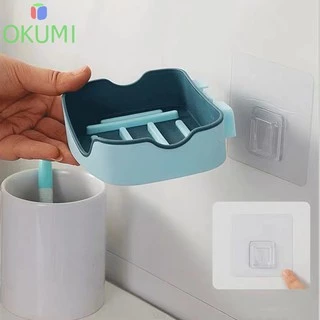 OKUMI_SHOP ที่วางสบู่ติดผนัง มีสี่สีให้เลือก(K-504)