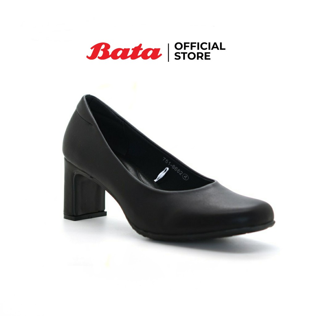 บูติก Bata รองเท้าผู้หญิงคัทชูส้นสูง 2.5 นิ้ว รับปริญญา Pump LADIES'HEELS PUMP รหัส 7516662