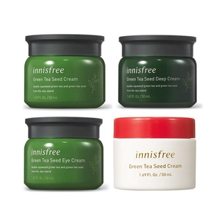 Innisfree Green Tea Seed Cream, Holiday Limited Edition 20ml, 50ml / Green Tea Seed Deep Cream 50ml / Eye Cream 30ml