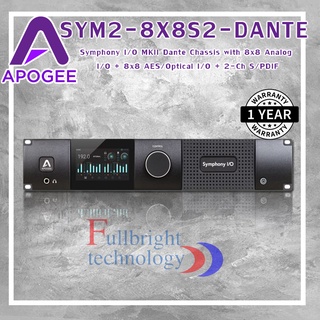 Apogee SYM2-8X8S2-DANTE : Symphony I/O MKII Dante Chassis with 8x8 Analog I/O + 8x8 AES รับประกันศูนย์ไทย 1 ปี