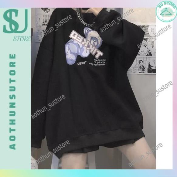 Sustore เสื ้ อสเวตเตอร ์ HOODIE-SWEATER Bear TIKKEO แขนยาว