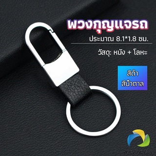 UBT พวงกุญแจรถ พวงกุญแจ พวงกุญแจโลหะ + หนัง car keychain