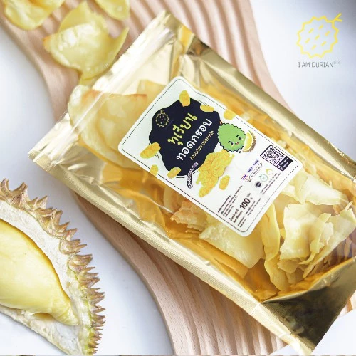 [ของดีปีละครั้ง จันทร์รอบสุดท้าย] I Am Durian Lite ทุเรียนทอด อ้วนน้อย อร่อยหนัก - Original chips - No sugar added thumbnail 6