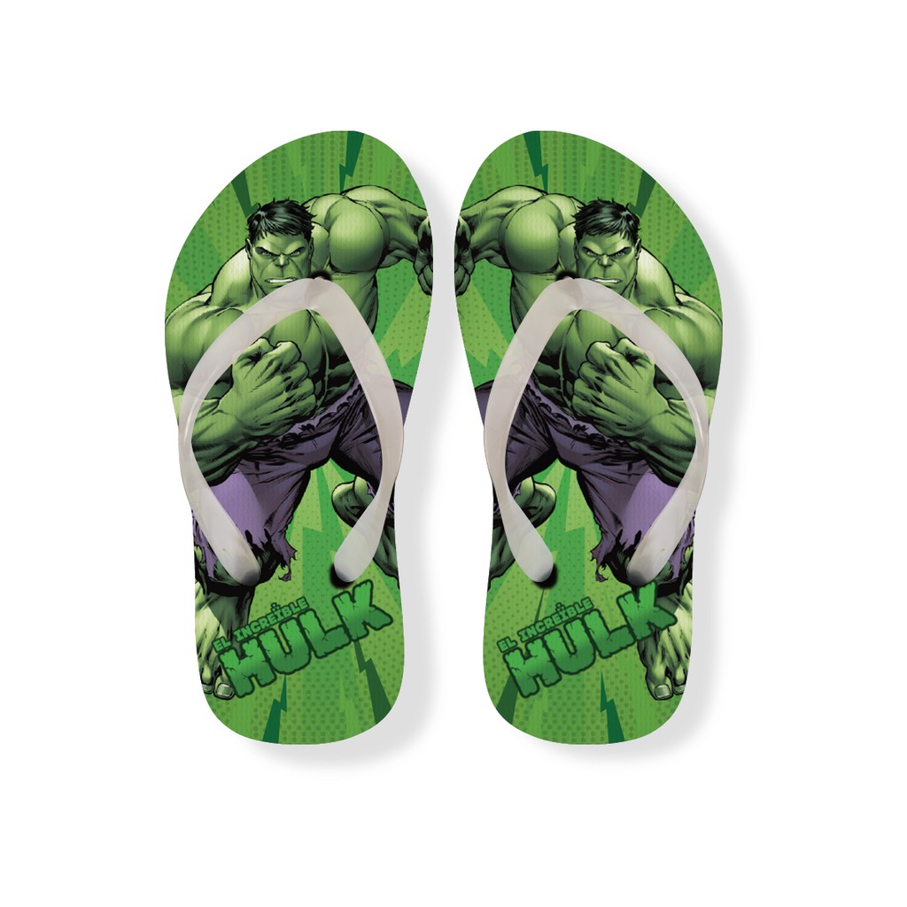 รองเท้าแตะเด็กชายการ์ตูน Hulk Smash | รองเท้าแตะฮัลค์