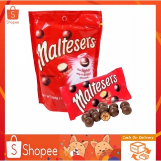 🔥SALE🔥Maltesers มอลทรีเซอร์ ขนมช็อกโกแลตสอดไส้รสมอลต์ 150กรัม