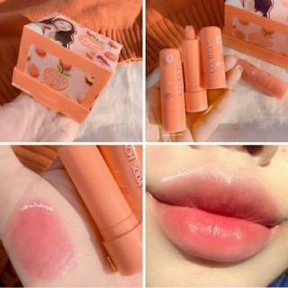 ลิปพีช​🍑 ลิปมันเปลี่ยนสี​ Tanako magic lip blam บำรุงริมฝีปาก🍑