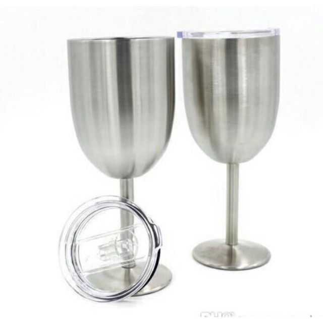 YETI  Wine Glass Stainless Steel 14 oz  แก้วไวน์