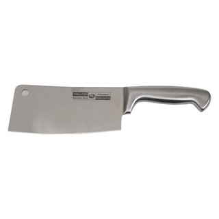 มีดสับ 7 นิ้ว T&amp;F FORTRESS ด้ามสเตนเลส อุปกรณ์เตรียมอาหาร CHOPPER KNIFE T&amp;F FORTRESS 7" STAINLESS STEEL