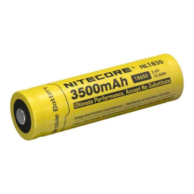 ถ่านชาร์จ Nitecore NL1835(18650) 3500mAh 3.6V ของแท้ 1 ก้อน