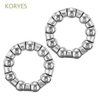 KORYES Repair Accessories Bike Bearing Retainer Replacement Bicycle Steel Ball Bike Ball Bearing Cycling 9 Balls Bike Accessories Bicycle Parts Bike Axle Bicycle Crank Mountain Bike/Multicolor