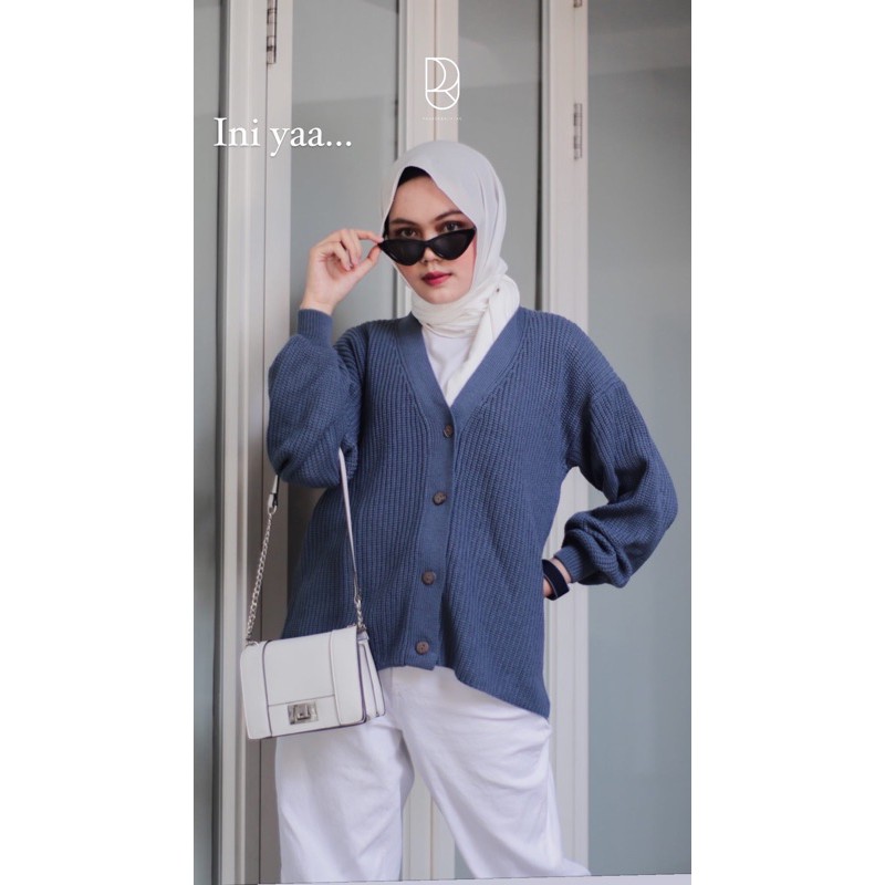 Molly KNIT CARDIGAN PREMIUM CARDI KNIT BALLOON CARDIGAN