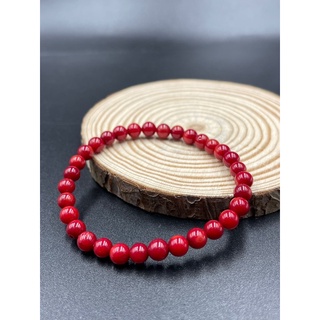 red coral bracelet 8 mm สร้อยข้อมือปะการังสีแดง