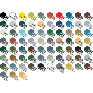 สีอะคริลิค TAMIYA ACRYLIC XF-15 81715, XF-16 81716, XF-17 81717, XF-18 81718, XF-19 81719, XF-20 81720, XF-21 81721