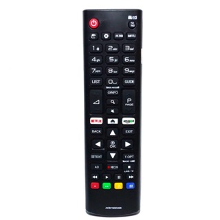 รีโมทTV LG สมาร์ท TVรุ่นAK75095308มีปุ่มคำสั่งNETFLIX/HOME/amazon