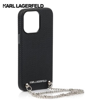 KARL LAGERFELD K/IKONIK PIN WITH STRAP 13 PRO CASE CG220006 เคสโทรศัพท์