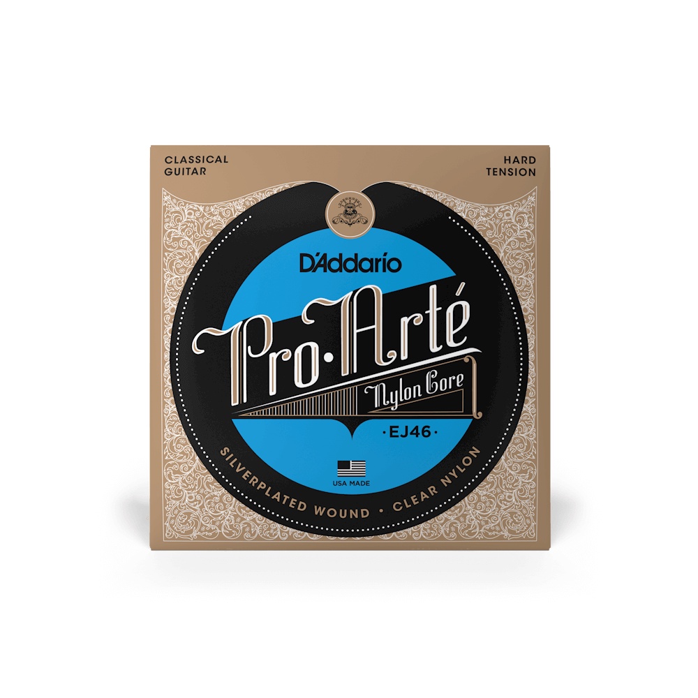 สายกีตาร์คลาสสิค D’Addario EJ46 Pro-Arte Classical Guitar Strings Hard Tension