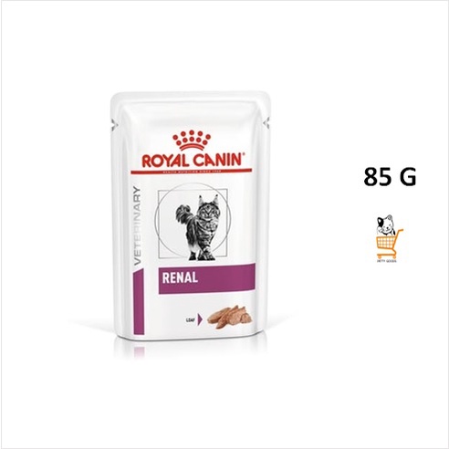 Royal Canin VET Cat Renal Loaf 85 g อาหารแมว โรคไต อาหารเปียก 1 ซอง
