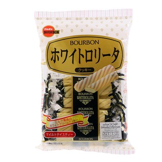 เบอร์บอนบิสกิตเคลือบไวท์ช็อกโกแลต 99กรัม Bourbon Biscuit Coated with white chocolate 99g.