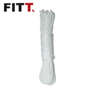 FITT 5MMX20M WHITE POLYESTER ROPE เชือก POLYESTER FITT 5 MMX20M WHITE เชือกกั้น อุปกรณ์รั้วและเชือกกั้น วัสดุก่อสร้าง FI