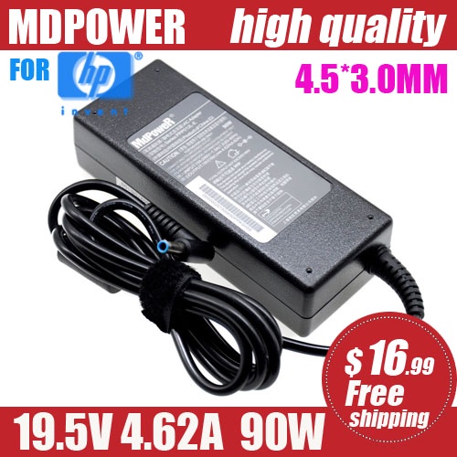 For HP 19.5V 4.62A 4.5*3.0mm AC adapter laptop charger Envy 17-j106tx Pavilion 15-e029TX M4 TPN-Q117