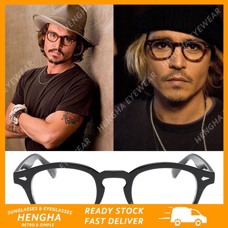 แว่นตาแฟชั่น Unisex ที่ไม่ซ้ําใครของ Johnny Depp