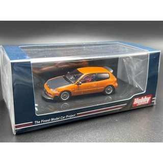 Hobby JAPAN Honda CIVIC (EG6) SiR Ⅱ Orange Metallic JDM STYLE / Mesh Wheel