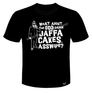 เสื้อผ้าผชเสื้อยืดลําลอง แขนสั้น คอกลม พิมพ์ลาย Rik Mayall Jaffa Cakes สําหรับผู้ชายS-5XL