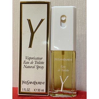 Ysl Yves Saint Laurent Y Eau de Toilette Edt 30ml 1 Fl. Oz. Spray Perfume Woman Rare Vintage 1964 Pre barcode Version